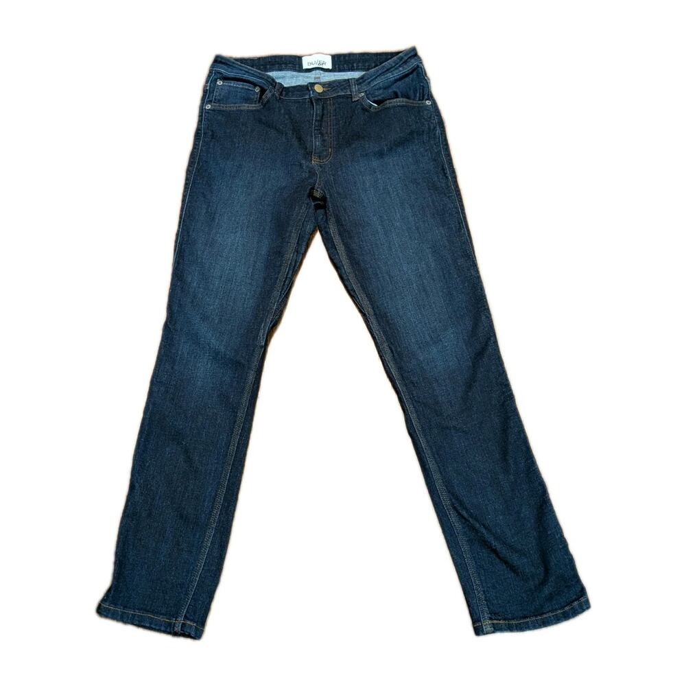 DU/ER Performance Denim Blue Jeans Straight High Rise Women’s 30x29 WFLS4075